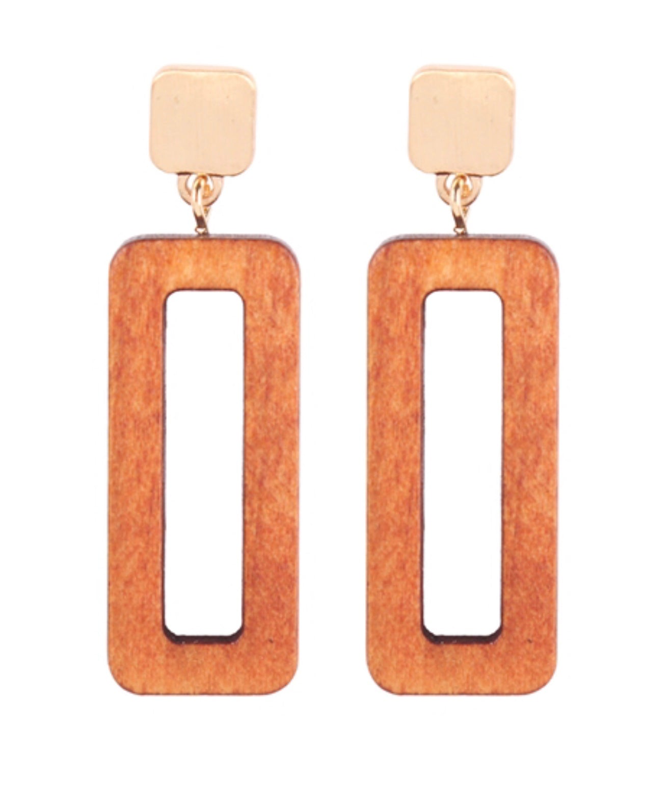 Madera Rectangle Earrings